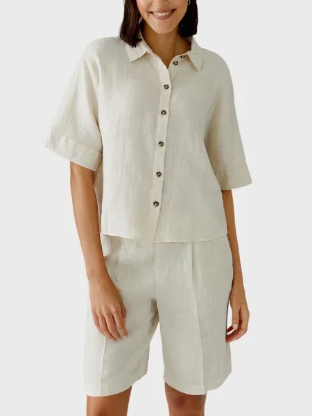 Сорочка Oui бежева