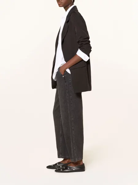 Part Two Barrel Džíny Christellpw washed black denim černé