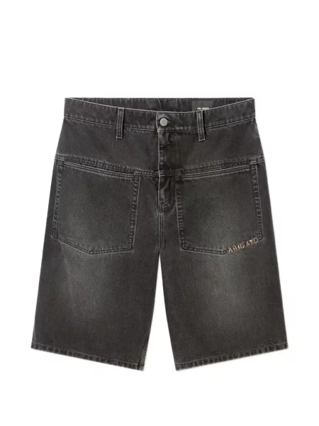 Džínové šortky Axel Arigato šedé