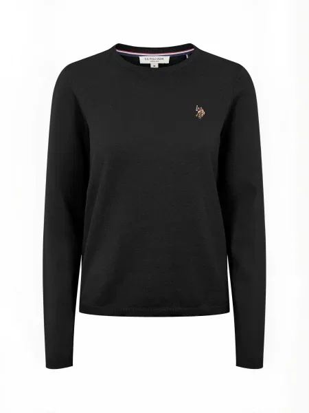 U.S. POLO ASSN. Pulover UWMie negru