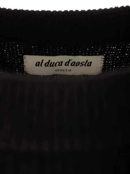 Pulover Al Duca D’aosta 1902 din cașmir negru