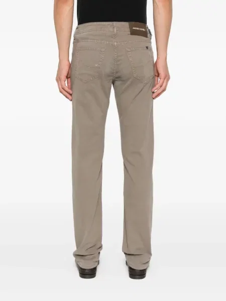 Pantaloni Jacob Cohën cu 5 buzunare verde