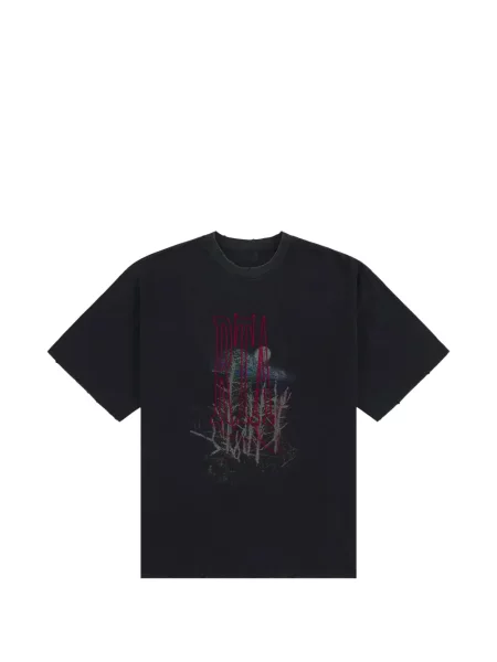 Tricou Rta cu imagine negru
