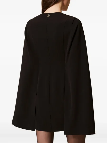 Rochie Twinset cu decolteu în V de costum negru
