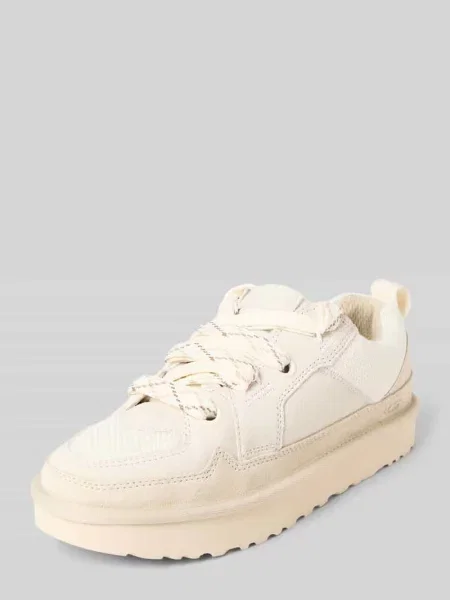 Sneakersy Ugg sznurowane beżowe