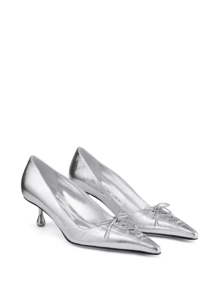 Pantofi cu toc Jimmy Choo argintiu