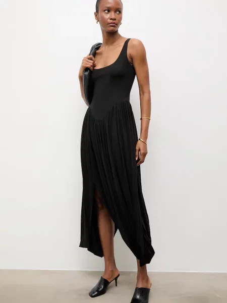 Answear.LAB sukienka letnia z kolekcji Unscripted czarna