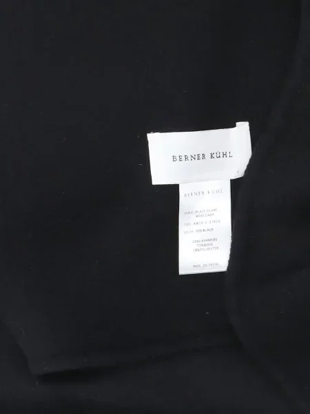 Fular Berner Kühl de lână negru