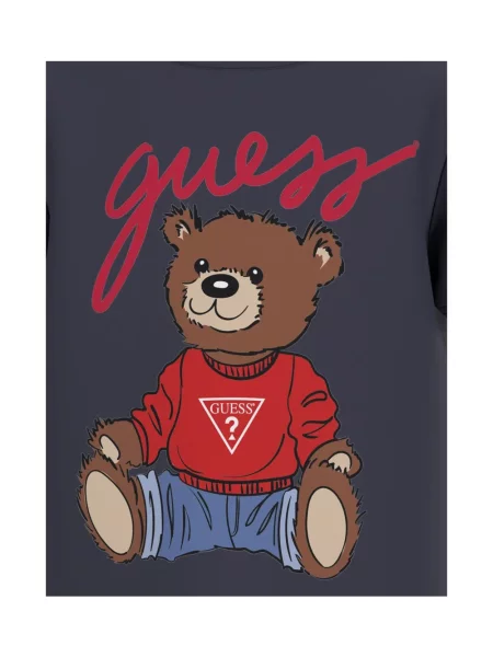 Koszulka dziecięca Guess niebieska