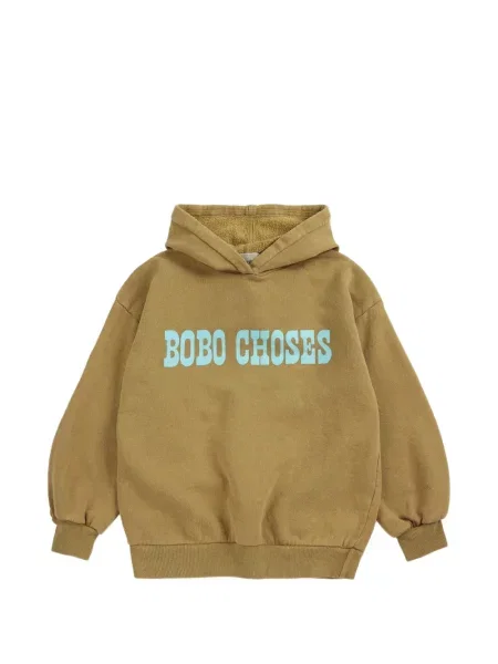 Bluza z kapturem dziecięca Bobo Choses brązowa
