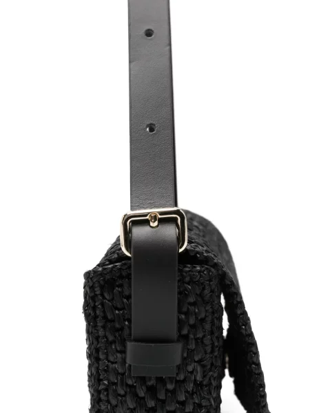 Geantă de mână Manebi din piele negru