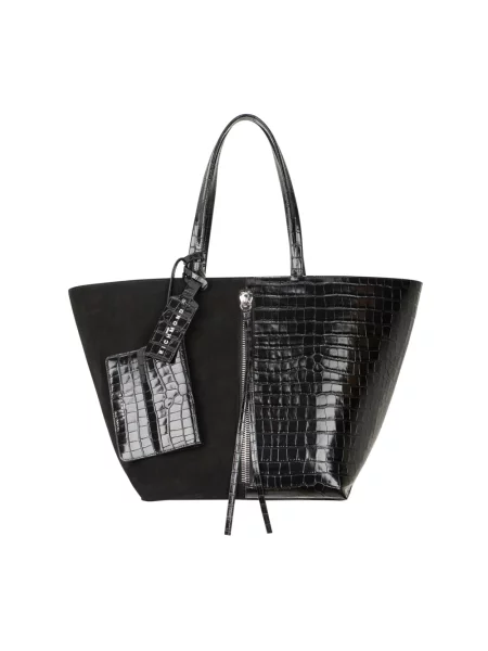 Shopperka John Richmond skórzana czarna