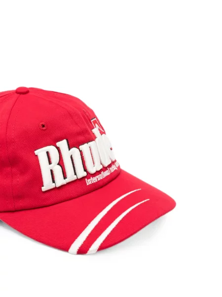 Șapcă Rhude cu broderie roșu