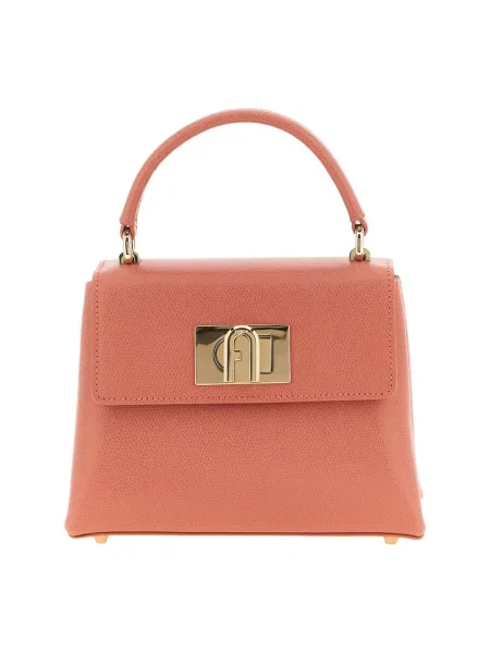 Torebka Furla skórzana różowa