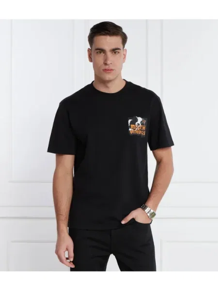 HUGO Tricou Doevaco negru