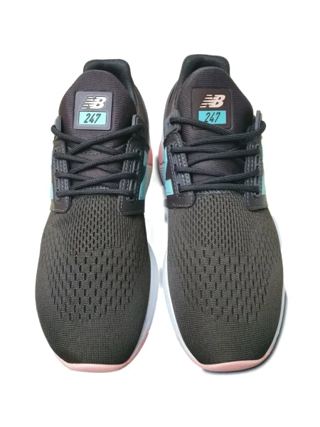 Суичър с качулка New Balance сиво