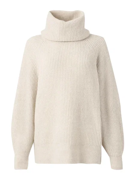 ONLY Bluză cu gât Whitney Oversize bej