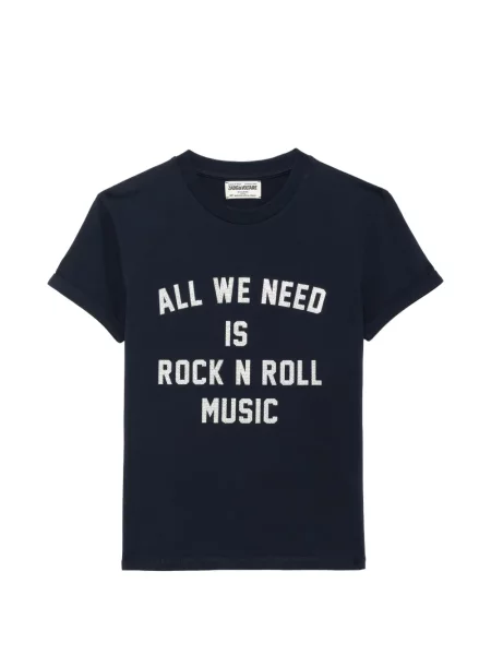 Tricou Zadig&voltaire cu imagine albastru