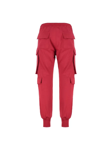 Spodnie dresowe Rick Owens czerwone