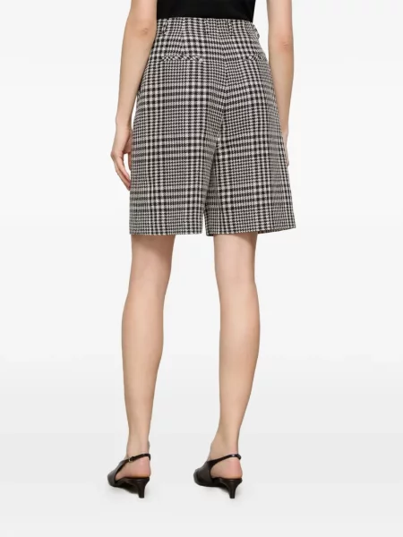 Карирани шорти Lafayette 148 черно