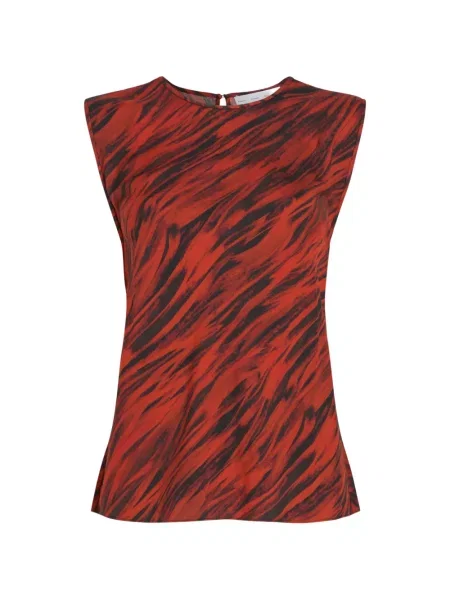 Top Proenza Schouler White Label din țesătură twill alb