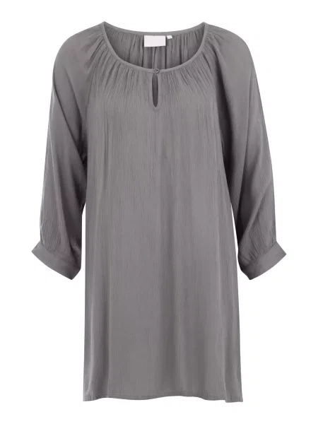 Kaffe Tunika Amber svetlo siva