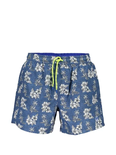 Slip de baie North Sails cu model floral cu imagine albastru