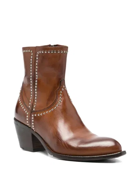 Botine Lemargo cu tepi maro