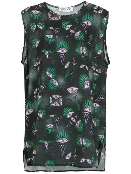 Bluzka Olympiah bez rękawów z nadrukiem