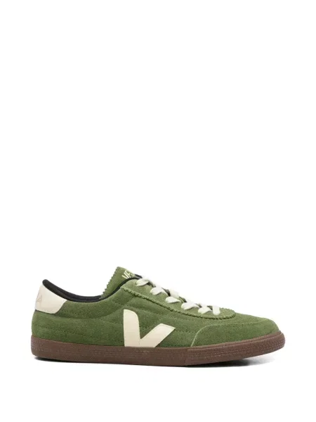 Sneakerși Veja cu autograf verde