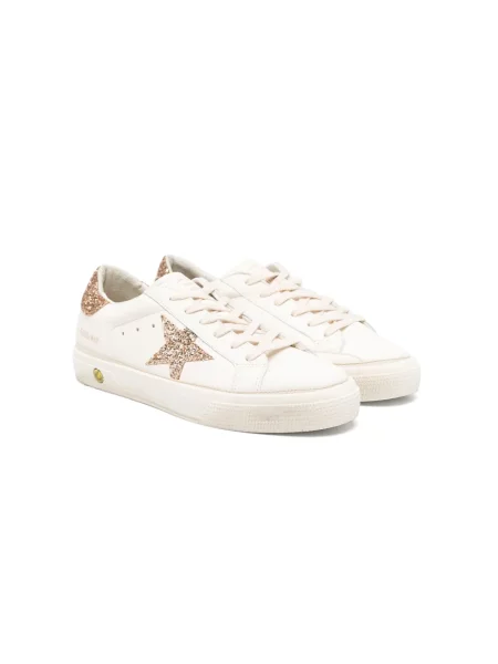 Sneakersy dziecięce Golden Goose May białe