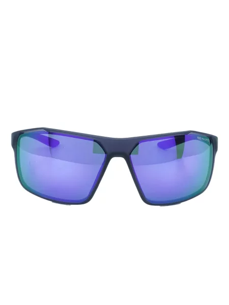 Ochelari de soare Nike cu cordon din jerseu cu imprimeu abstract gri