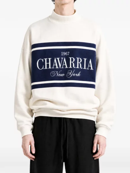 Kerek nyakú melegítő felső Willy Chavarria fehér