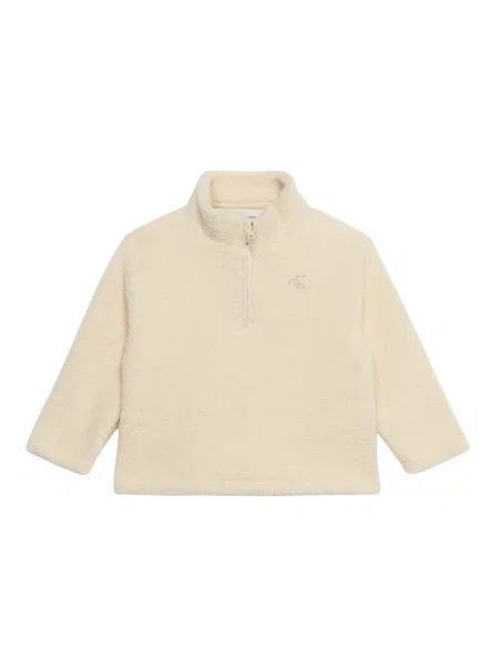 Calvin Klein Jeans Jachetă fleece crem