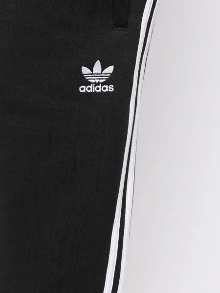 Legginsy Adidas z nadrukiem frotte retro zielone