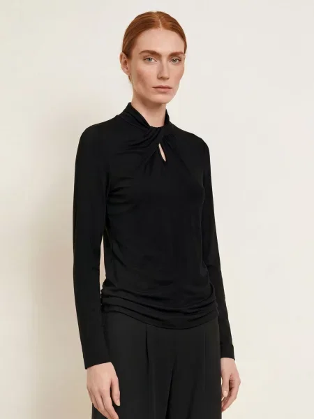 S.Oliver Black Label Tričko S Dlouhým Rukávem černá