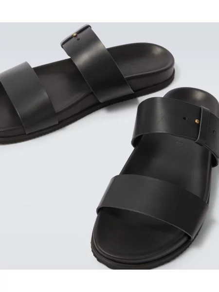 Kožené sandále Ancient Greek Sandals čierna