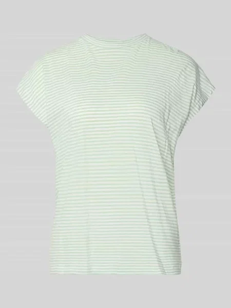 T-shirt o kroju loose fit z czystej bawełny organicznej model STRIPE' Armedangels