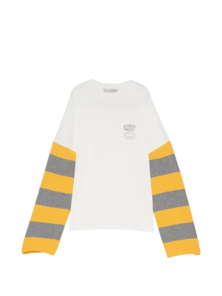 Tricou Joshua Sanders cu broderie alb