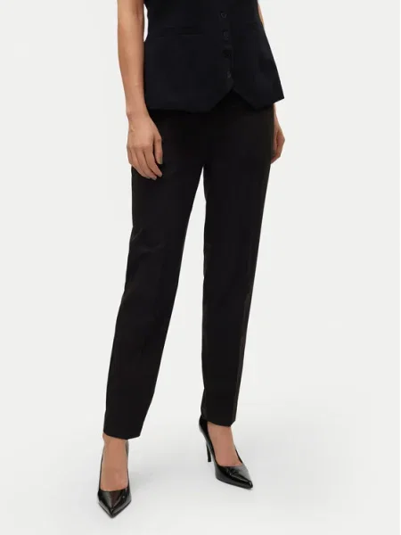 Vero Moda Pantaloni chino Nila Tapered Fit negru