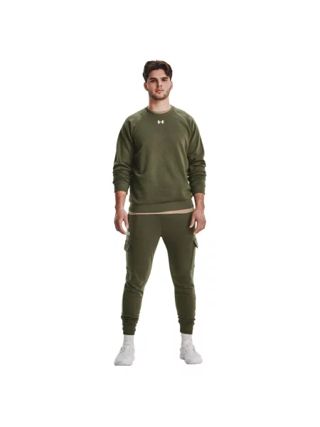 Sweter Rival Fleece Z Okrągłym Dekoltem zielony