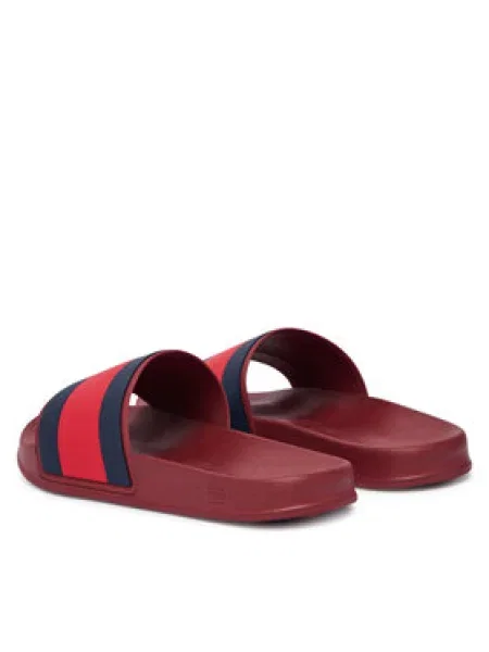 Tommy Hilfiger Papucs Core Hilfiger Flag Pool Slide piros