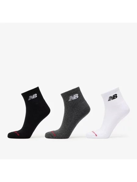 Ponožky New Balance Everyday Ankle 3 páry white bílé