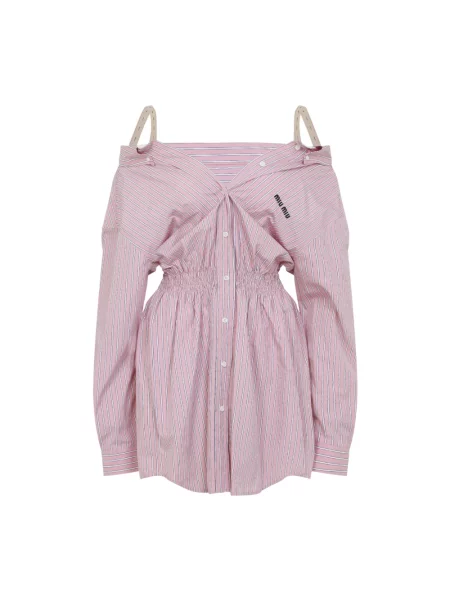 Sukienka Miu Miu garniturowa różowa