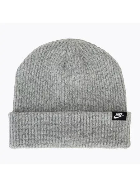 Зимна шапка Nike Terra Futura Short-Cuff тъмно heather сива