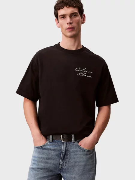 Футболка Calvin Klein Jeans чорна