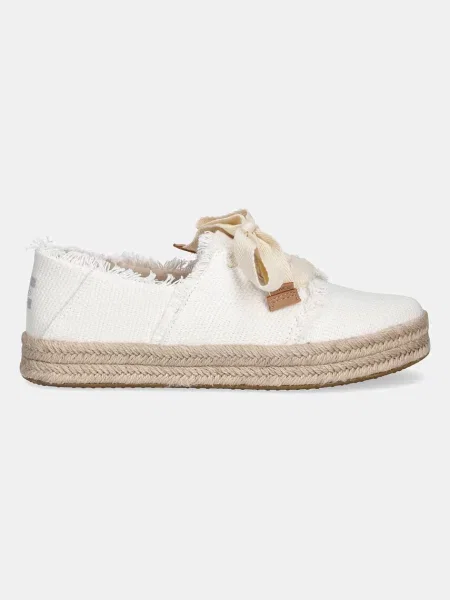 Toms tenisówki BEACHSIDE WOVEN/FRAY biały