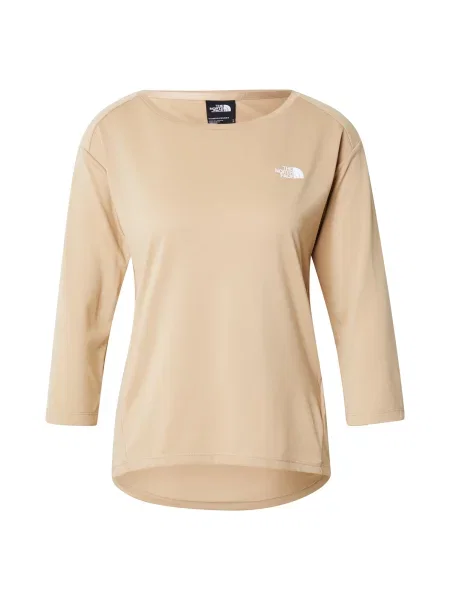 THE NORTH FACE Tricou funcțional TANKEN kaki alb