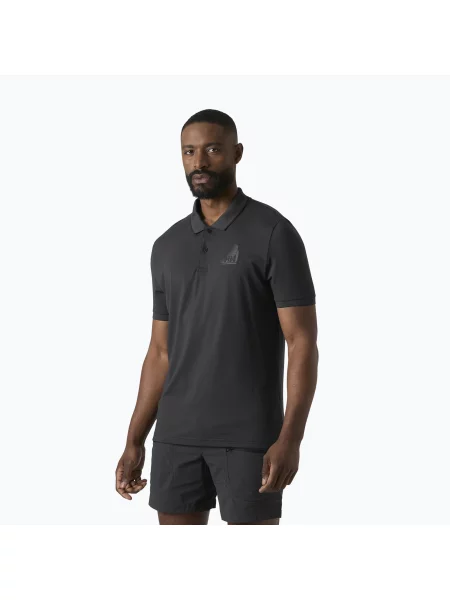 Tricou polo pentru bărbați Helly Hansen Hp Figari Polo ebony
