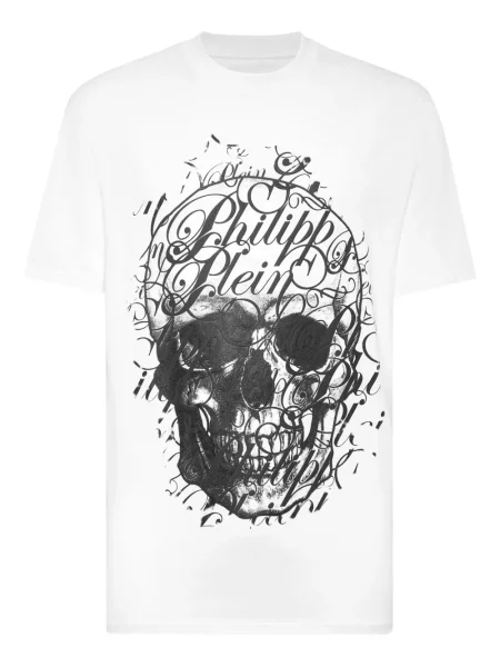 Tricou Philipp Plein alb